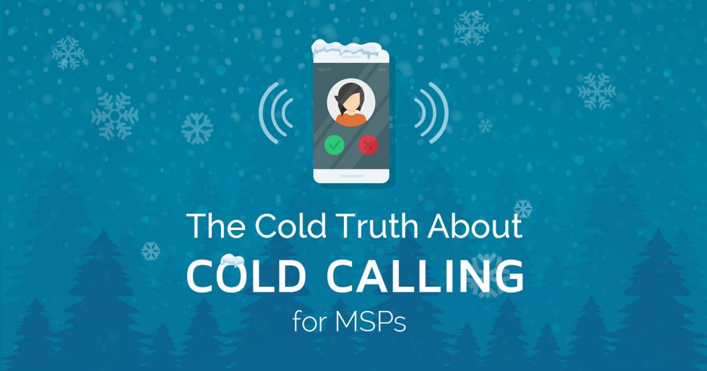 Graphic representing cold calling