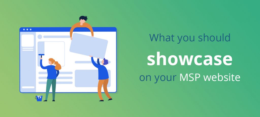 What you should showcase on your MSP website-banner